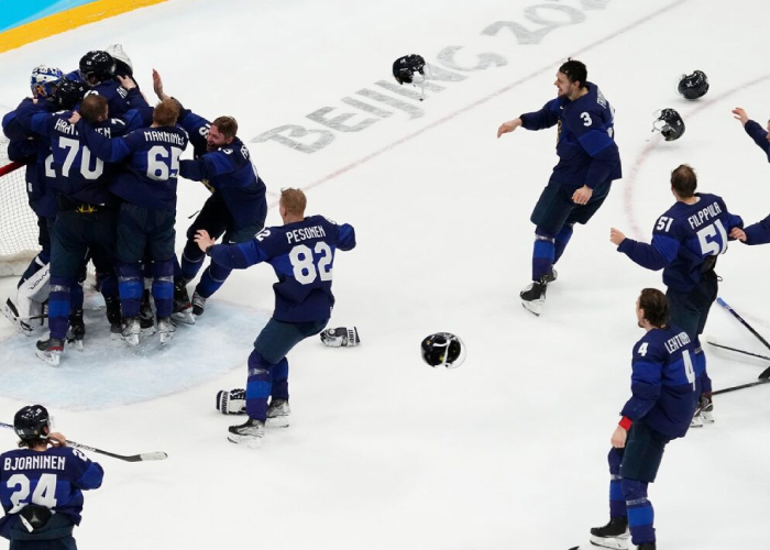 ฟินแลนด์คว้าเหรียญทองโอลิมปิกฮ็อกกี้น้ำแข็งครั้งแรก 2022